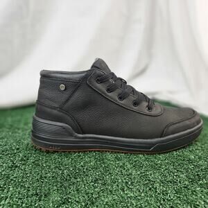 Mozo NATURAL M30911 Mens Black Water and Slip Resistant Work High Top Shoes 13